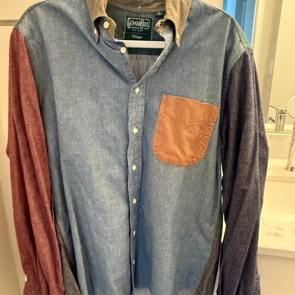 Gitman Brothers Vintage Rare Multicolor Flannel Button Down Shirt - Picture 6 of 8